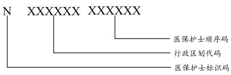 圖3 醫(yī)保護士編碼結(jié)構(gòu)