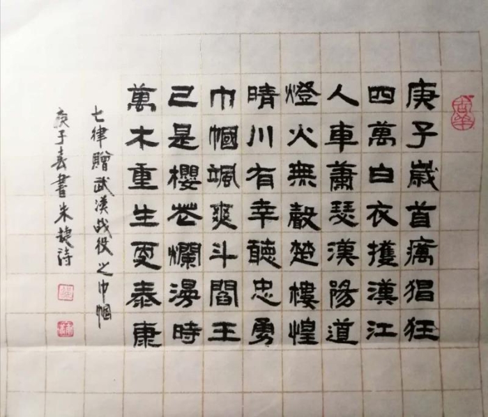 《七律?贈(zèng)武漢戰(zhàn)疫之巾幗》