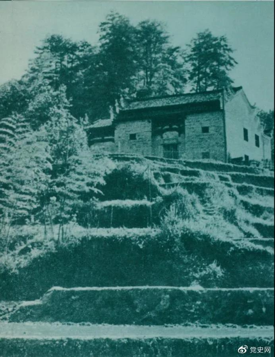 1928年5月，湘贛邊界工農(nóng)兵蘇維埃政府在寧岡茅坪成立。圖為湘贛邊界工農(nóng)兵蘇維埃政府舊址。