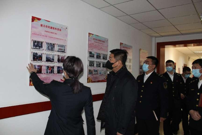 黑龍江省藥監(jiān)局黨組成員、副局長(zhǎng)王鐵寒到綜合執(zhí)法監(jiān)督局檢查指導(dǎo)工作