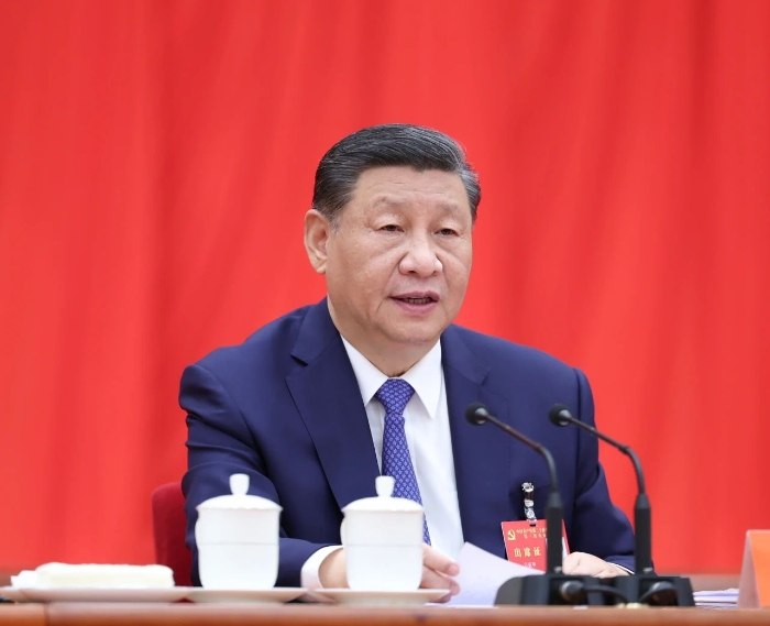 中國(guó)共產(chǎn)黨第二十屆中央委員會(huì)第三次全體會(huì)議，于2024年7月15日至18日在北京舉行。中央委員會(huì)總書記習(xí)近平作重要講話。新華社記者 鞠鵬 攝